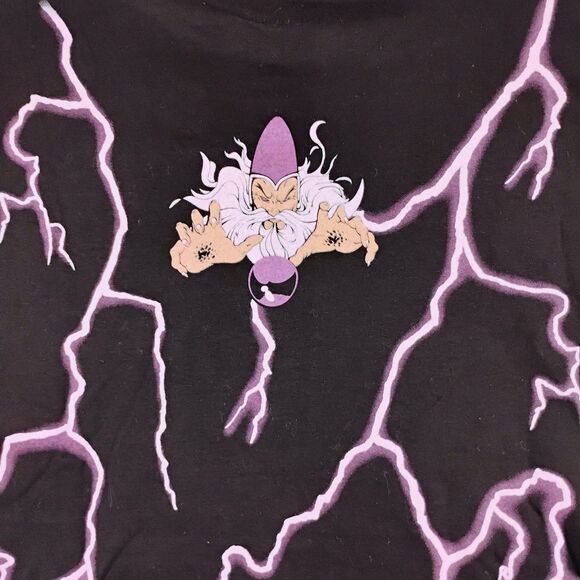 VTG 90's Wizard in Lightning Storm Caribbean Dream AOP T-Shirt Mens Large D&D - Picture 6 of 9